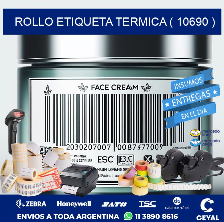 ROLLO ETIQUETA TERMICA ( 10690 )