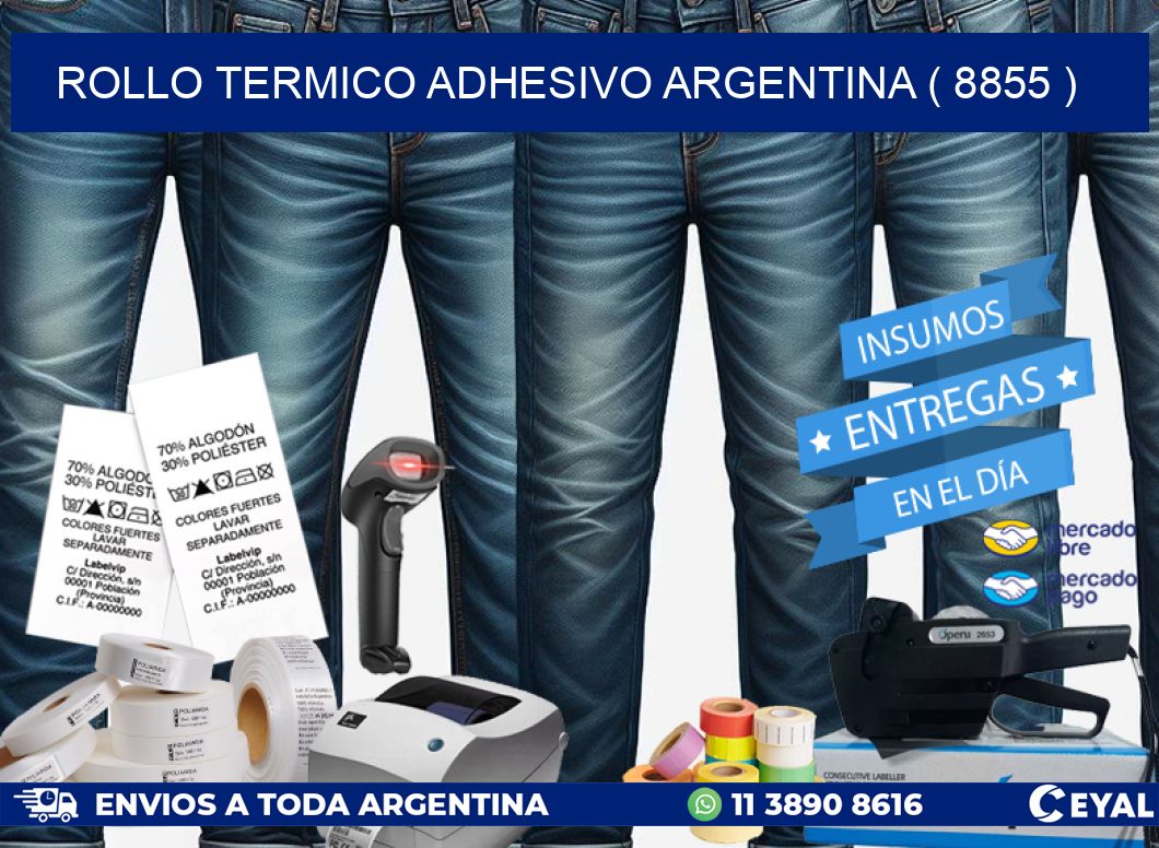 ROLLO TERMICO ADHESIVO ARGENTINA ( 8855 )
