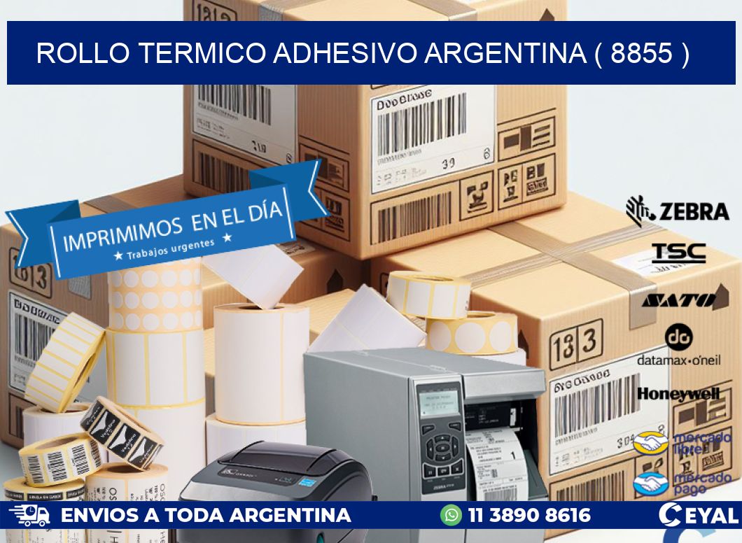ROLLO TERMICO ADHESIVO ARGENTINA ( 8855 )