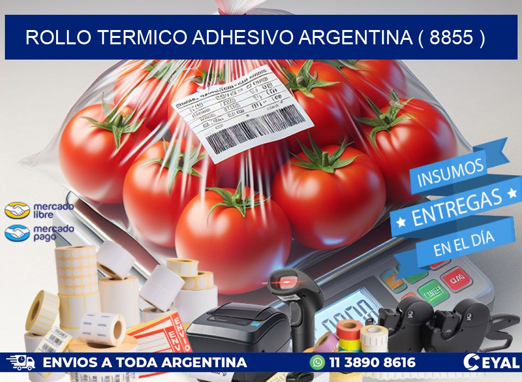 ROLLO TERMICO ADHESIVO ARGENTINA ( 8855 )