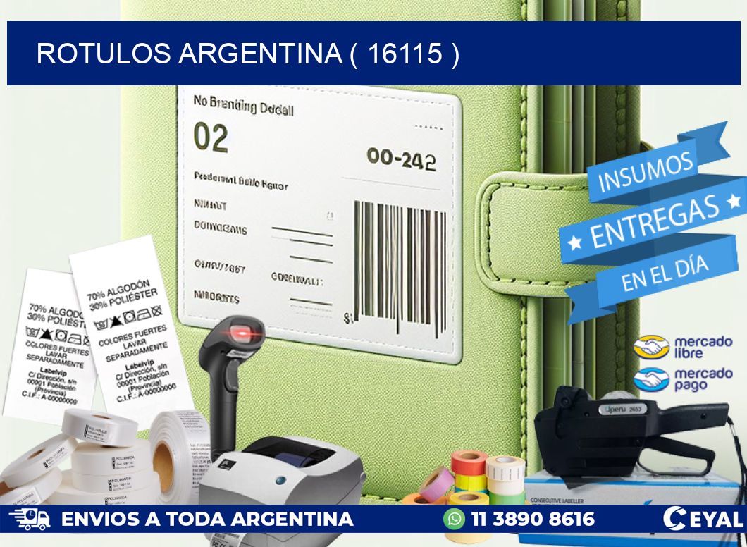 ROTULOS ARGENTINA ( 16115 )