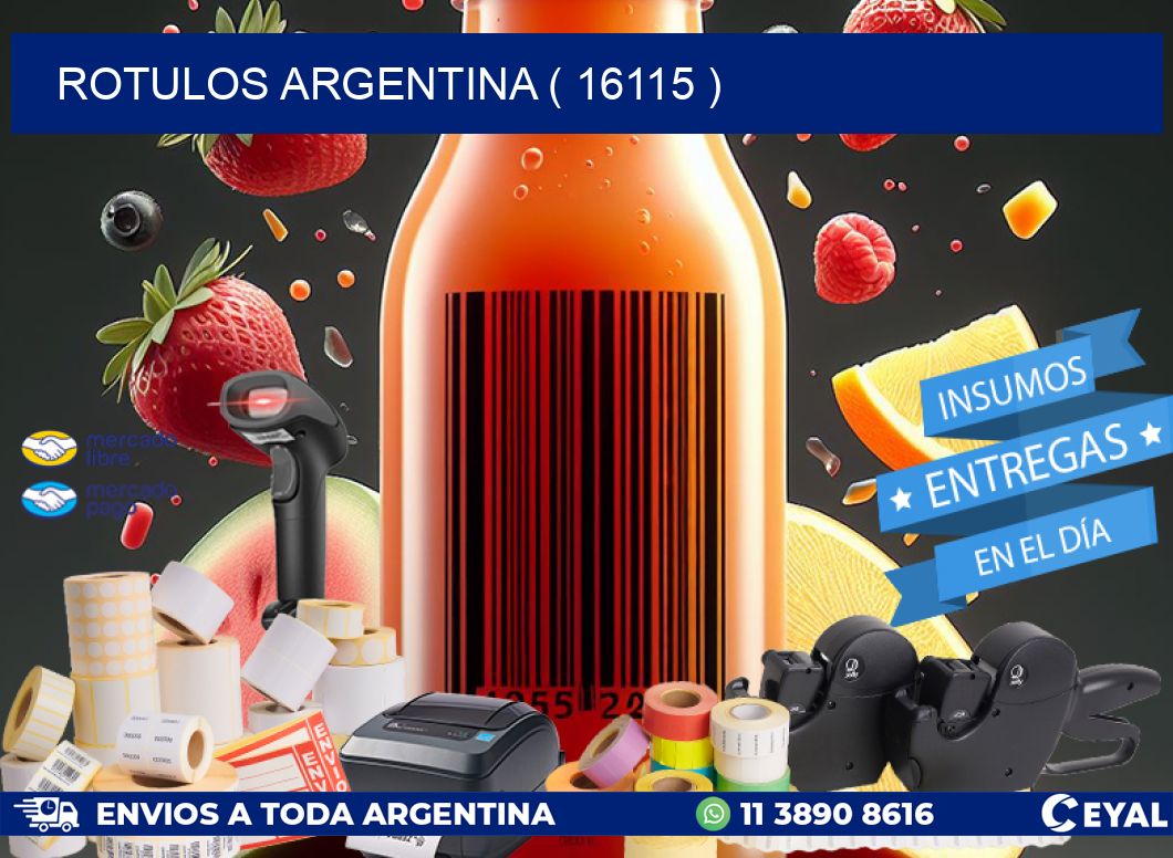 ROTULOS ARGENTINA ( 16115 )