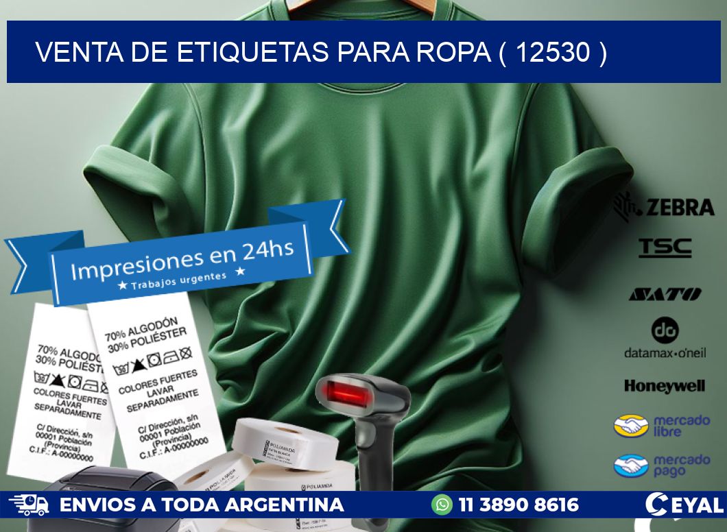 VENTA DE ETIQUETAS PARA ROPA ( 12530 )