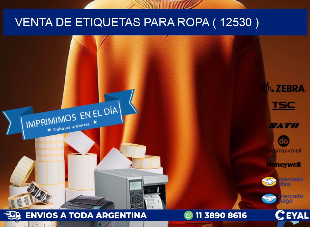 VENTA DE ETIQUETAS PARA ROPA ( 12530 )