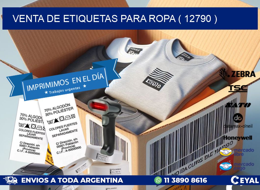 VENTA DE ETIQUETAS PARA ROPA ( 12790 )