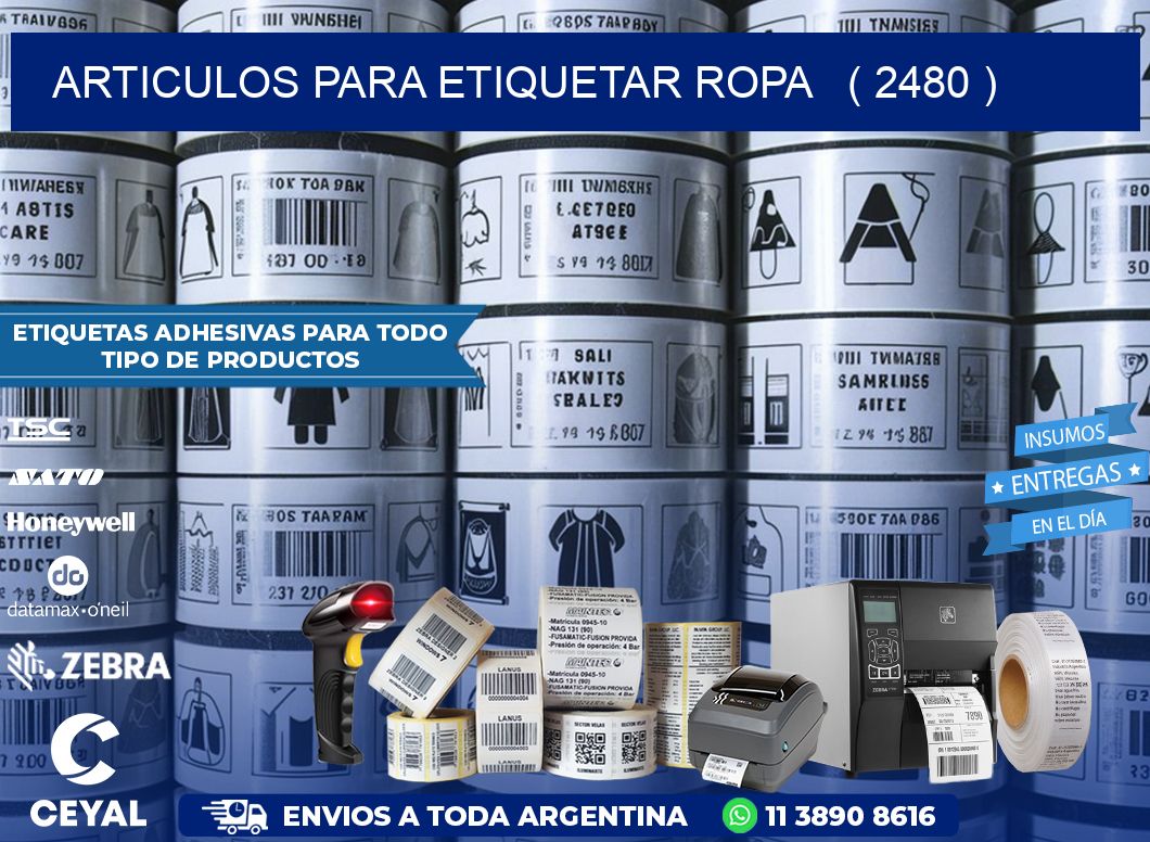 articulos para etiquetar ropa   ( 2480 )