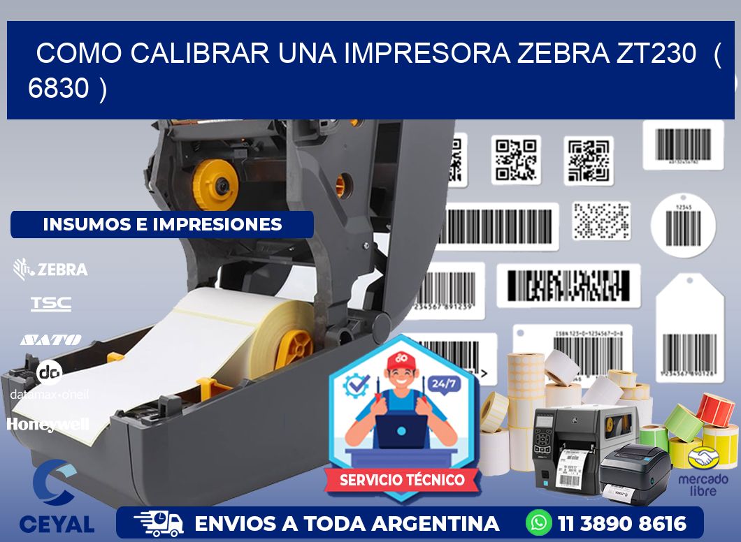 como calibrar una impresora zebra zt230  ( 6830 )