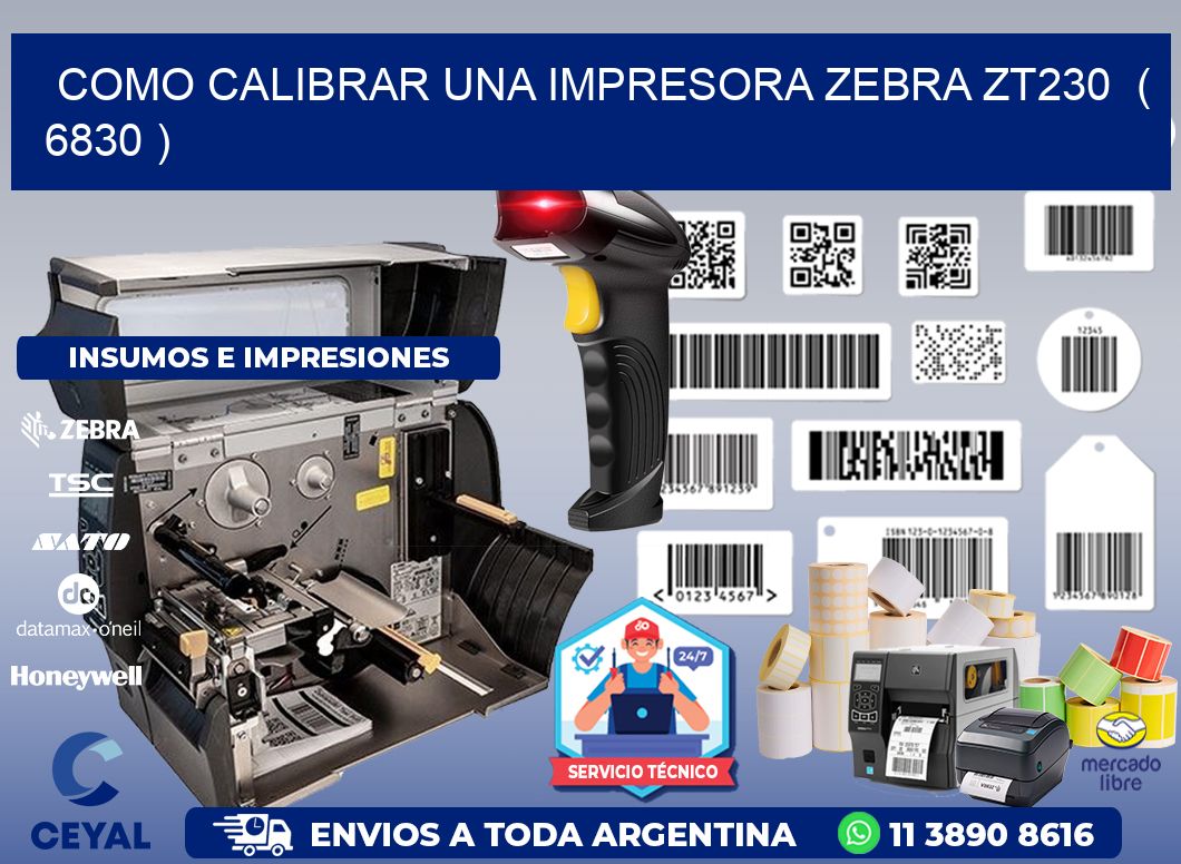 como calibrar una impresora zebra zt230  ( 6830 )