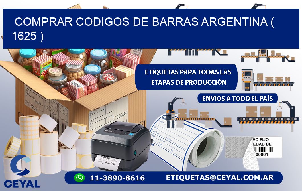 comprar codigos de barras argentina ( 1625 )