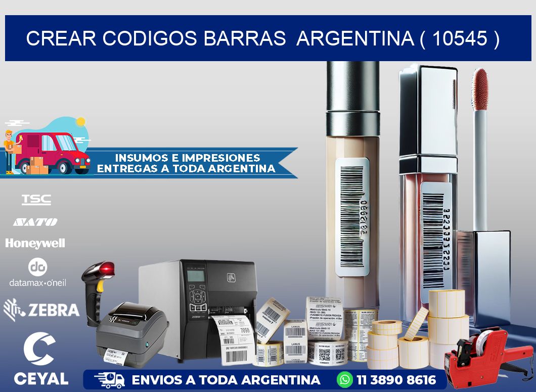 crear codigos barras  argentina ( 10545 )