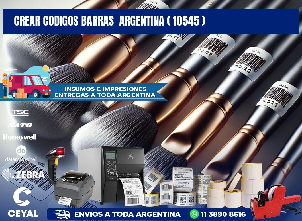 crear codigos barras  argentina ( 10545 )