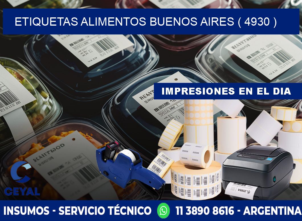 etiquetas alimentos buenos aires ( 4930 )