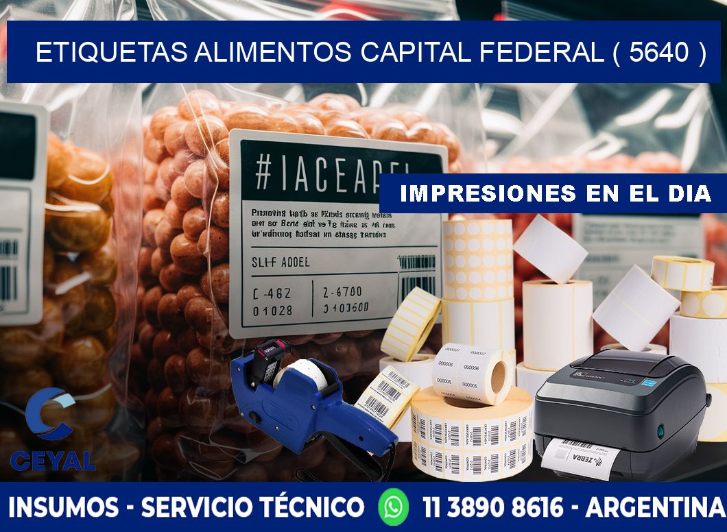 etiquetas alimentos capital federal ( 5640 )