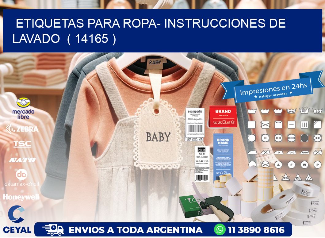 etiquetas para ropa- instrucciones de lavado  ( 14165 )