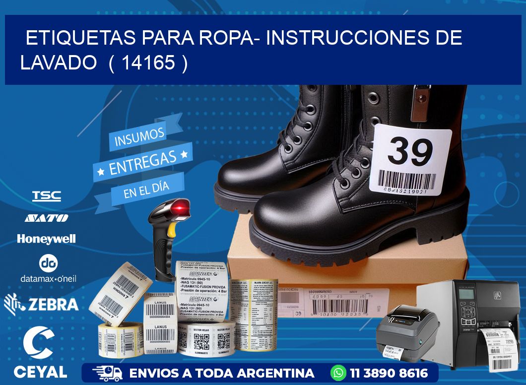 etiquetas para ropa- instrucciones de lavado  ( 14165 )