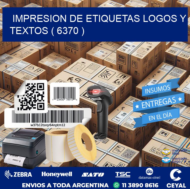 impresion de etiquetas logos y textos ( 6370 )