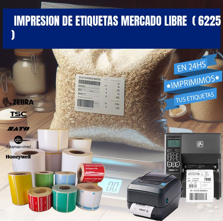 impresion de etiquetas mercado libre  ( 6225 )