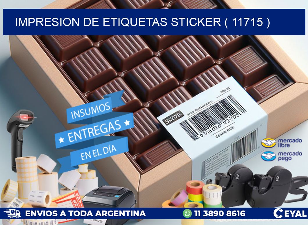 impresion de etiquetas sticker ( 11715 )