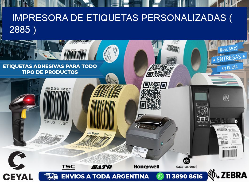 impresora de etiquetas personalizadas ( 2885 )