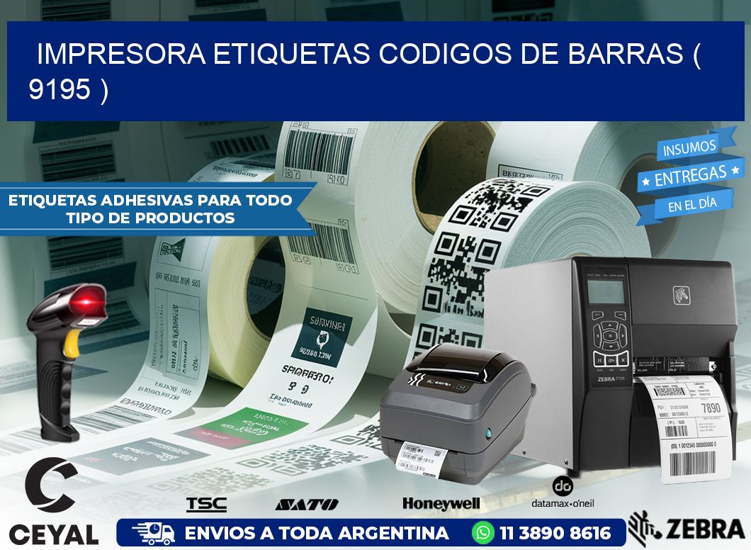 impresora etiquetas codigos de barras ( 9195 )