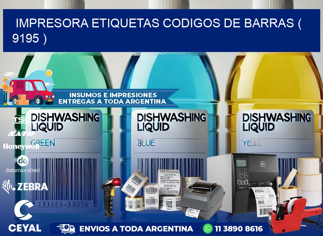 impresora etiquetas codigos de barras ( 9195 )