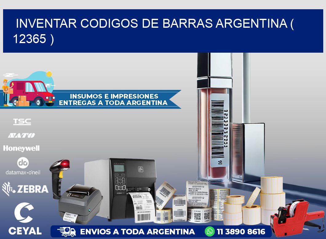 inventar codigos de barras argentina ( 12365 )