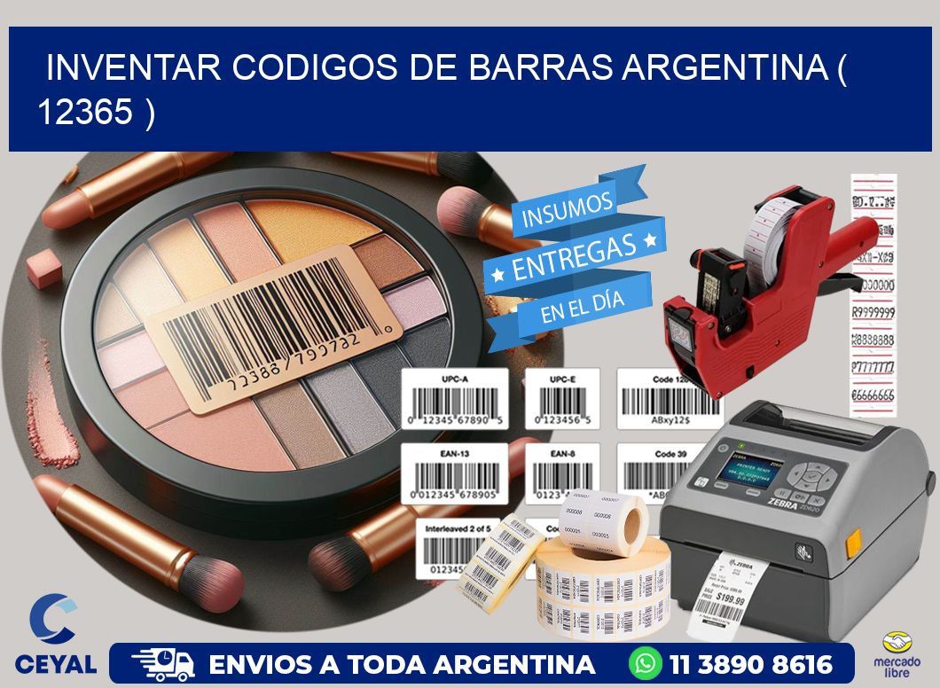 inventar codigos de barras argentina ( 12365 )