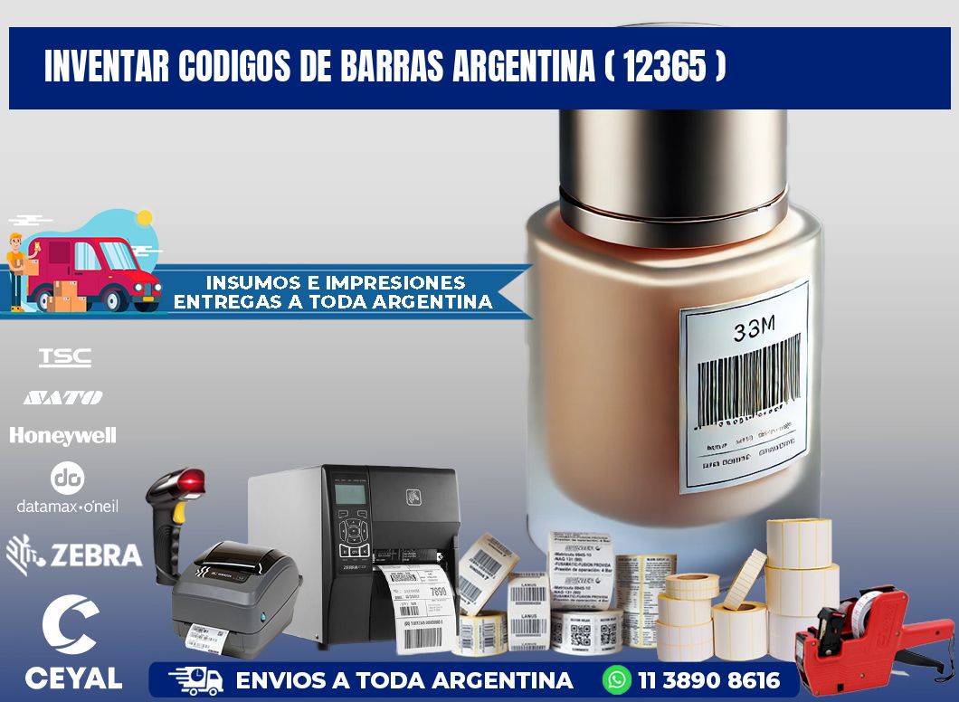 inventar codigos de barras argentina ( 12365 )