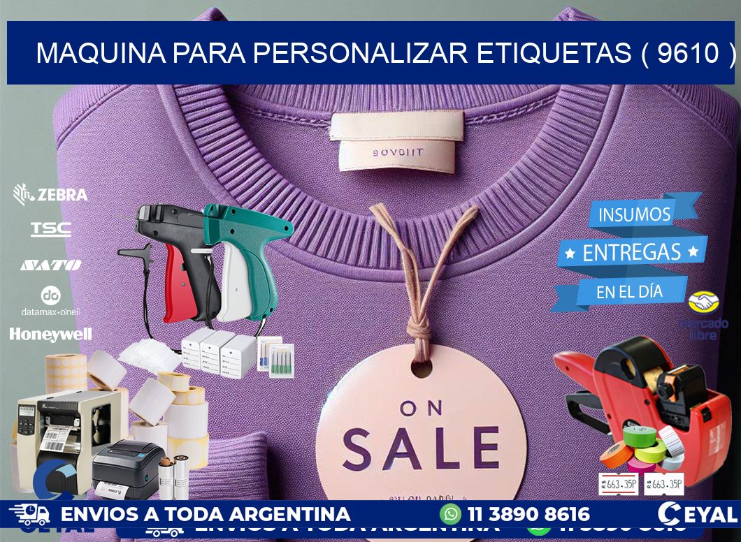 maquina para personalizar etiquetas ( 9610 )