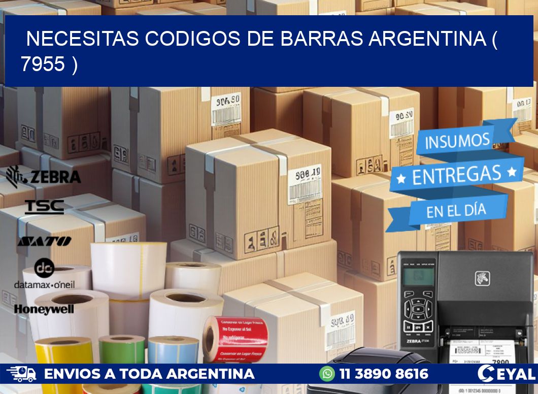 necesitas codigos de barras argentina ( 7955 )