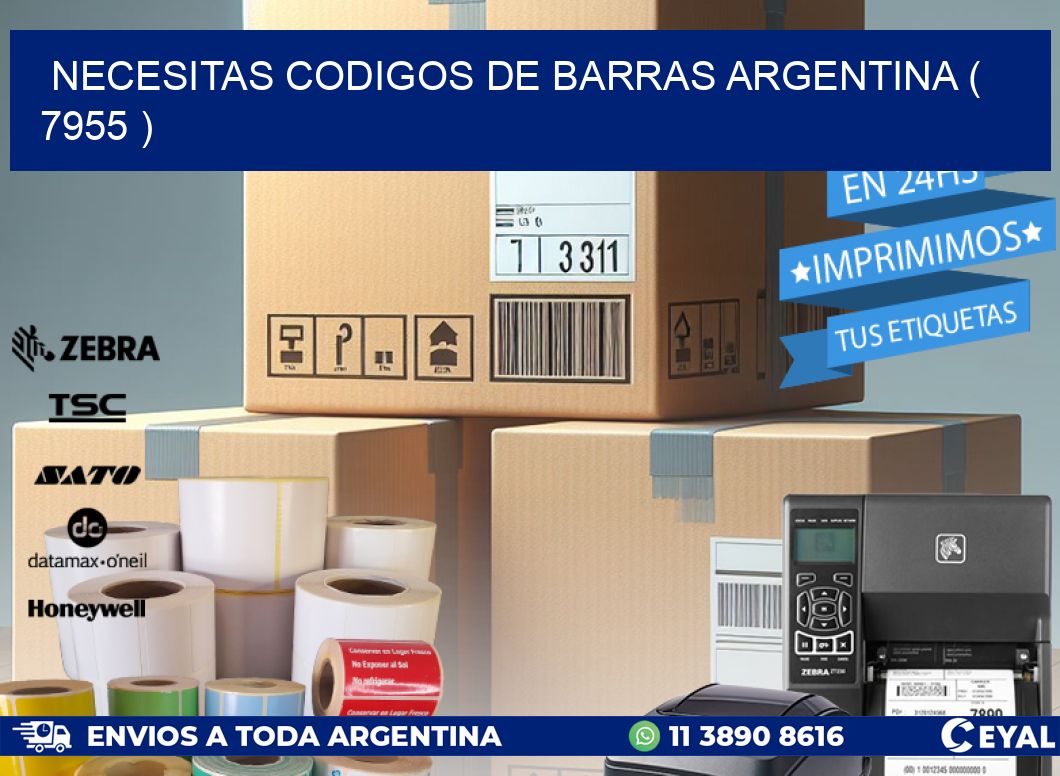 necesitas codigos de barras argentina ( 7955 )