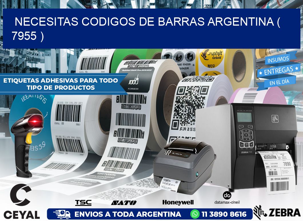 necesitas codigos de barras argentina ( 7955 )