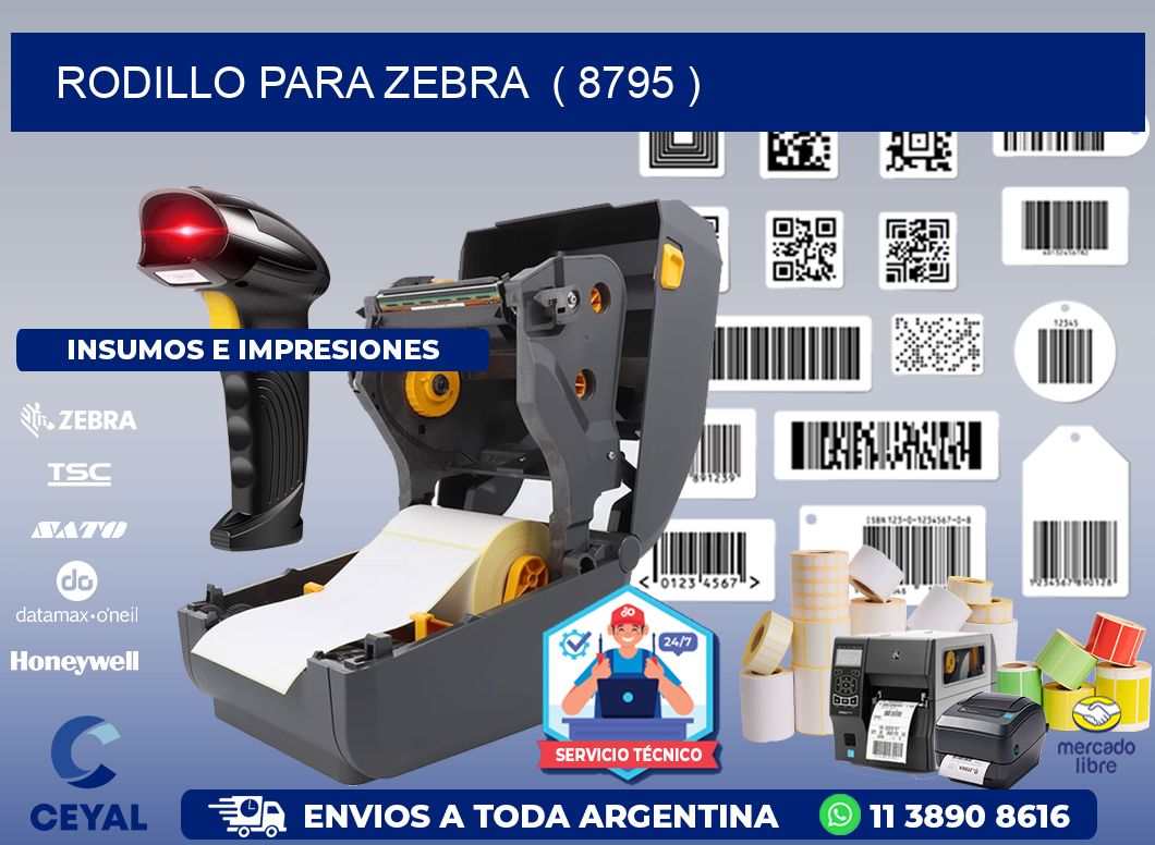 rodillo para zebra ( 8795 )