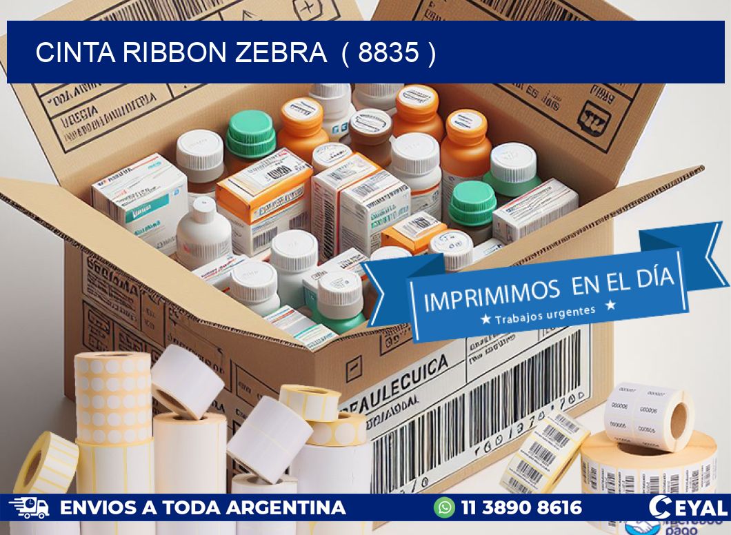 CINTA RIBBON ZEBRA  ( 8835 )