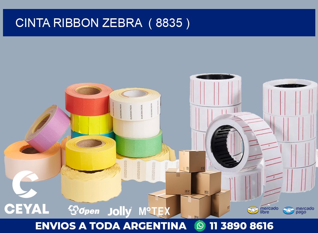 CINTA RIBBON ZEBRA  ( 8835 )