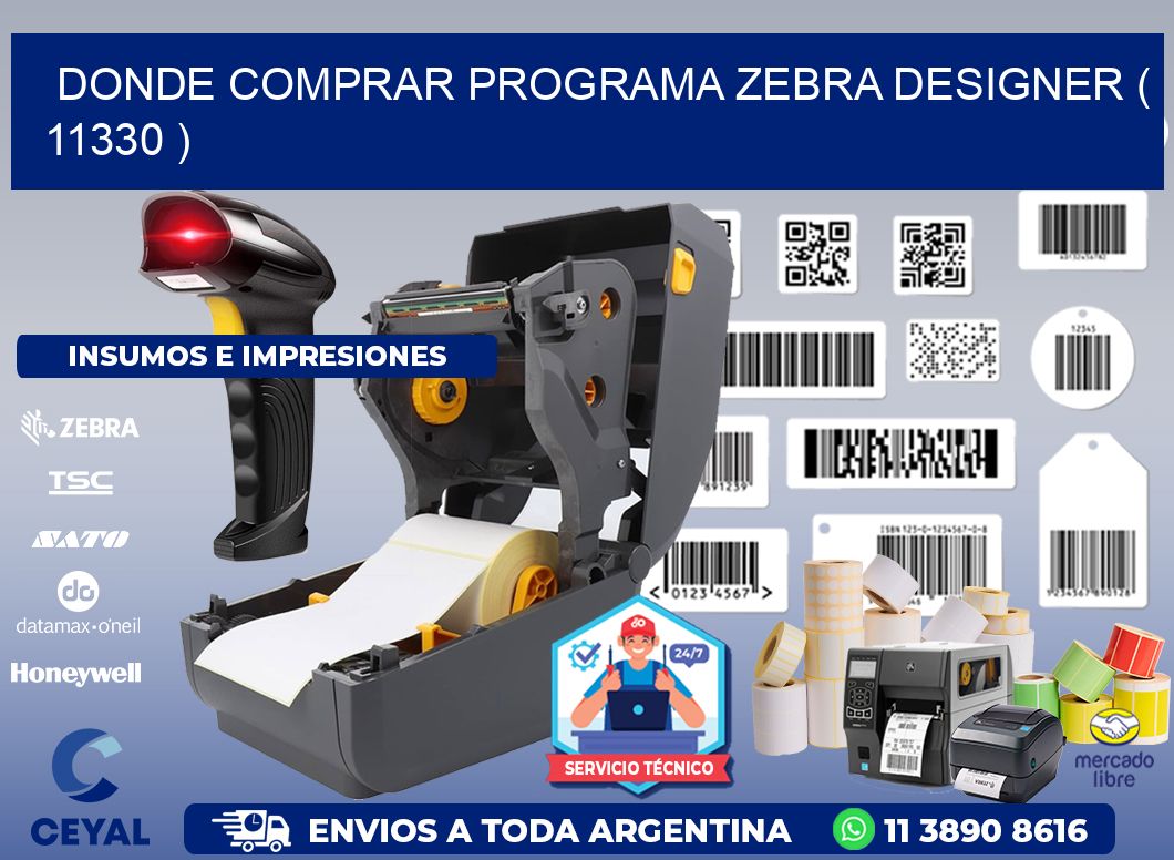 DONDE COMPRAR PROGRAMA ZEBRA DESIGNER ( 11330 )