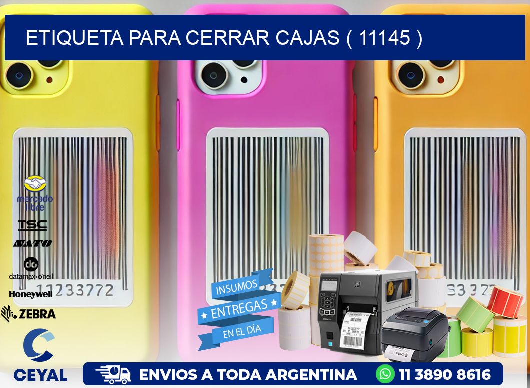 ETIQUETA PARA CERRAR CAJAS ( 11145 )