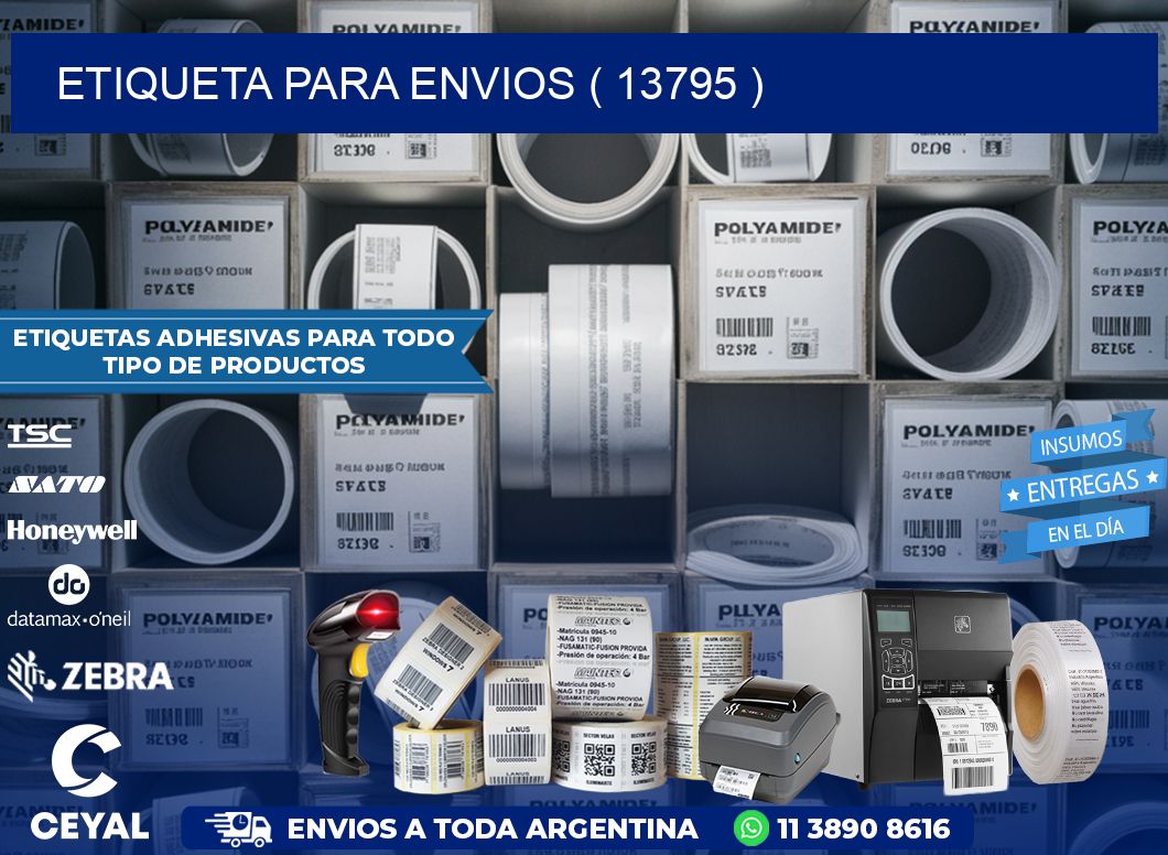 ETIQUETA PARA ENVIOS ( 13795 )