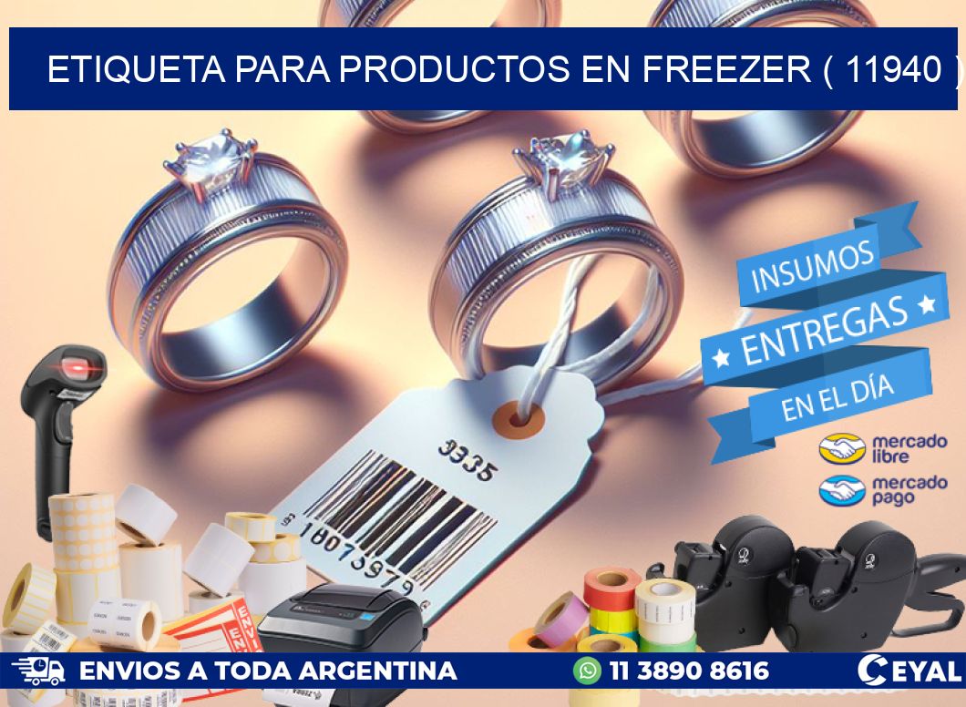 ETIQUETA PARA PRODUCTOS EN FREEZER ( 11940 )