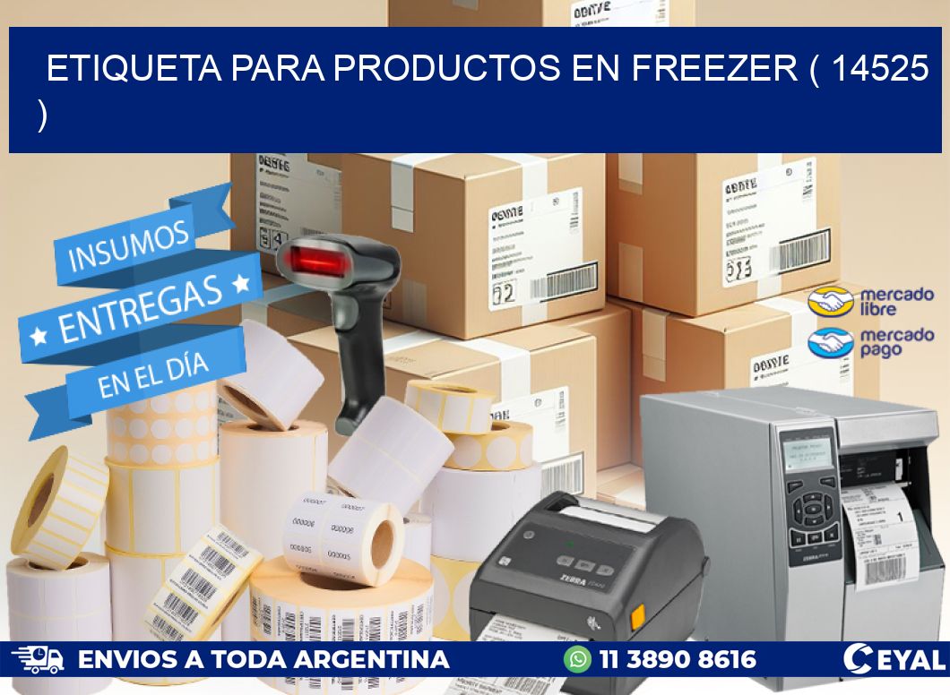 ETIQUETA PARA PRODUCTOS EN FREEZER ( 14525 )