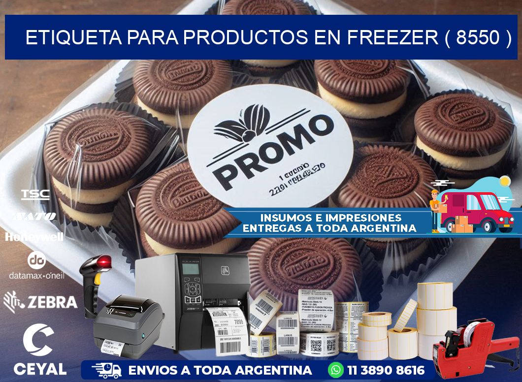 ETIQUETA PARA PRODUCTOS EN FREEZER ( 8550 )
