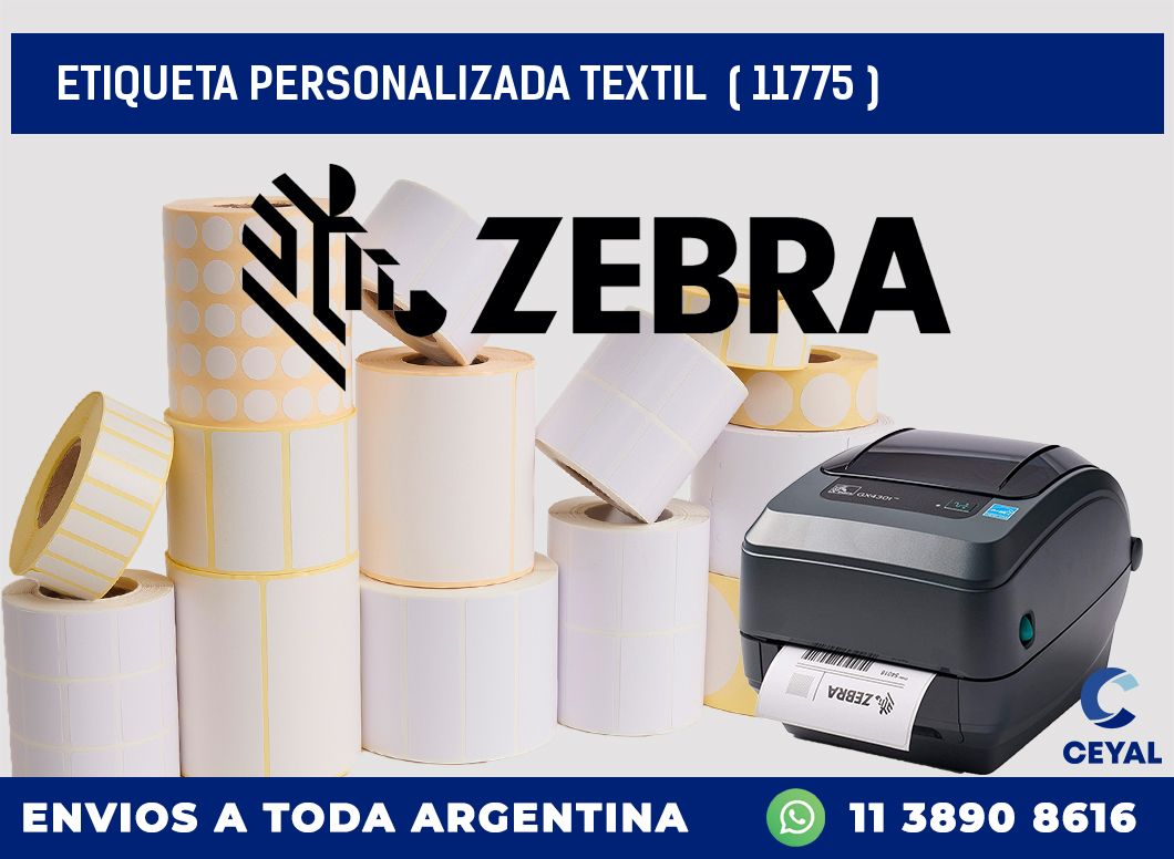 ETIQUETA PERSONALIZADA TEXTIL  ( 11775 )