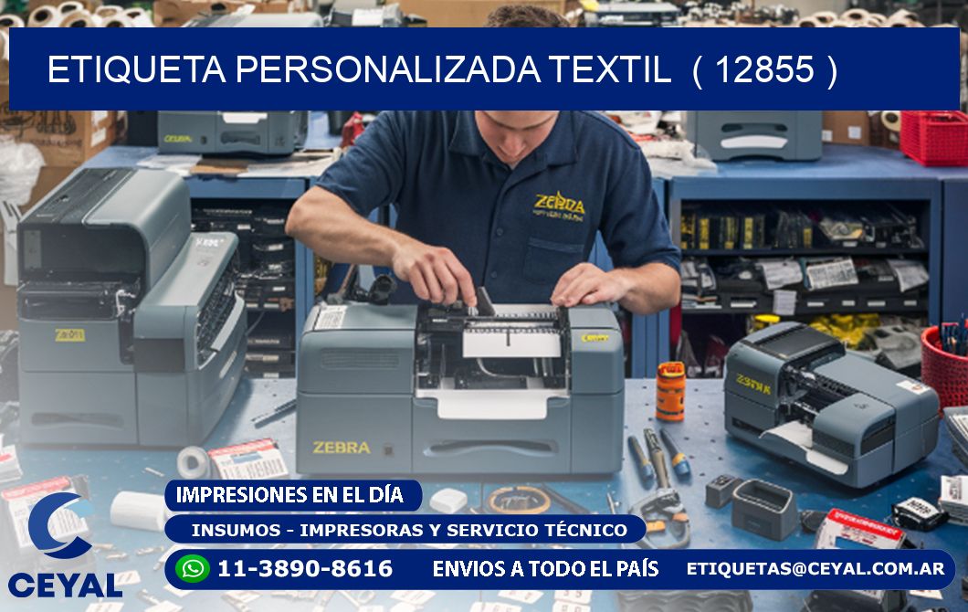 ETIQUETA PERSONALIZADA TEXTIL  ( 12855 )