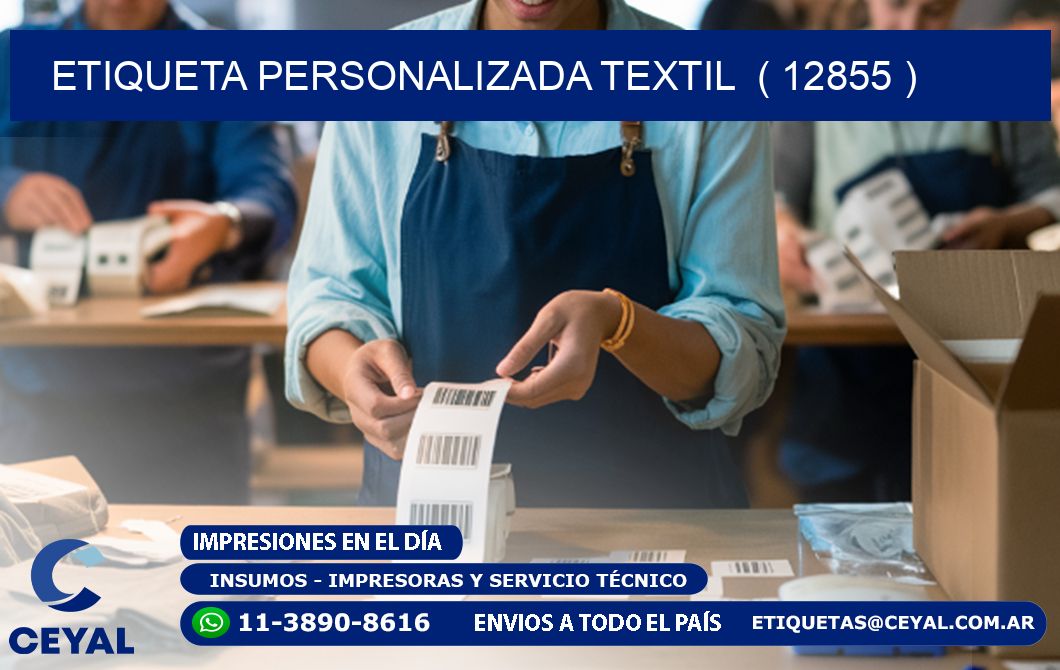 ETIQUETA PERSONALIZADA TEXTIL  ( 12855 )