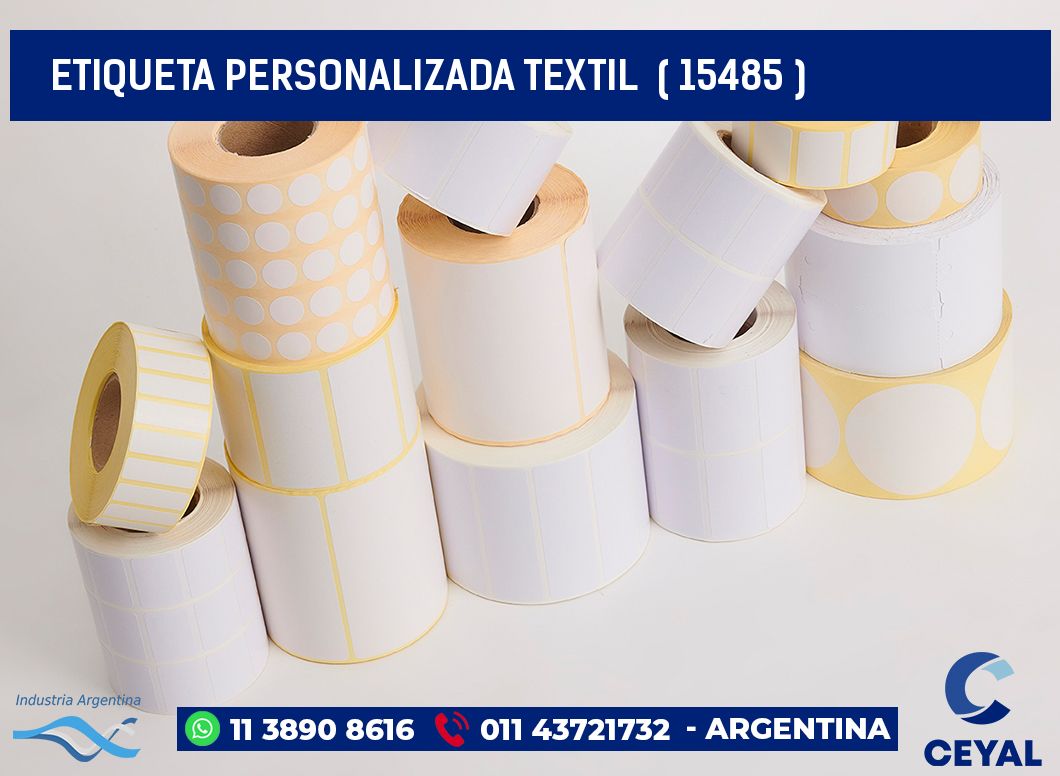 ETIQUETA PERSONALIZADA TEXTIL  ( 15485 )