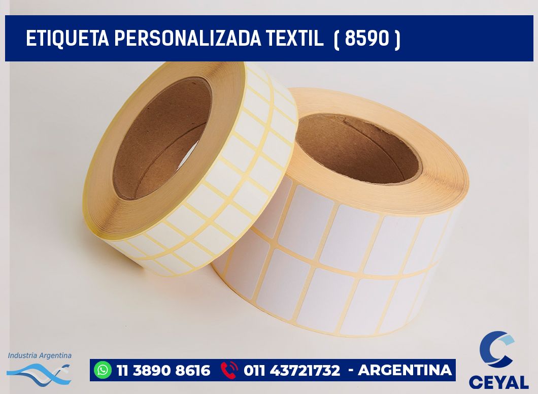 ETIQUETA PERSONALIZADA TEXTIL  ( 8590 )