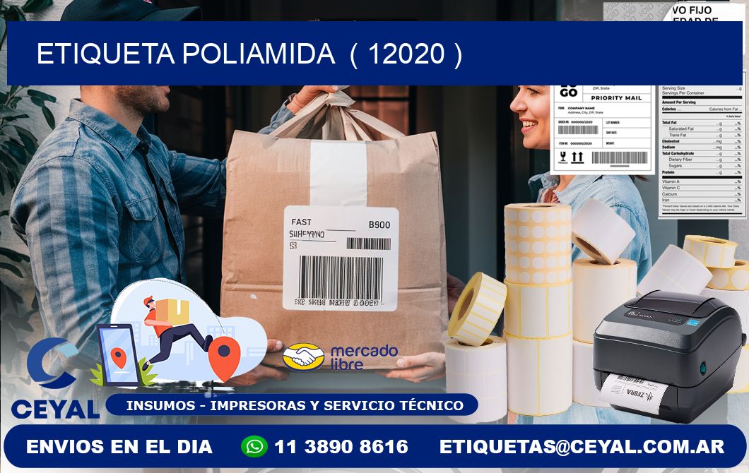 ETIQUETA POLIAMIDA  ( 12020 )