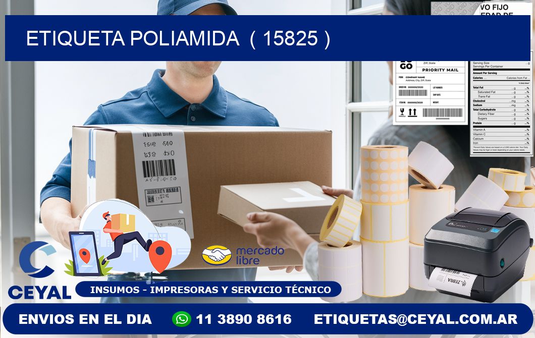 ETIQUETA POLIAMIDA  ( 15825 )