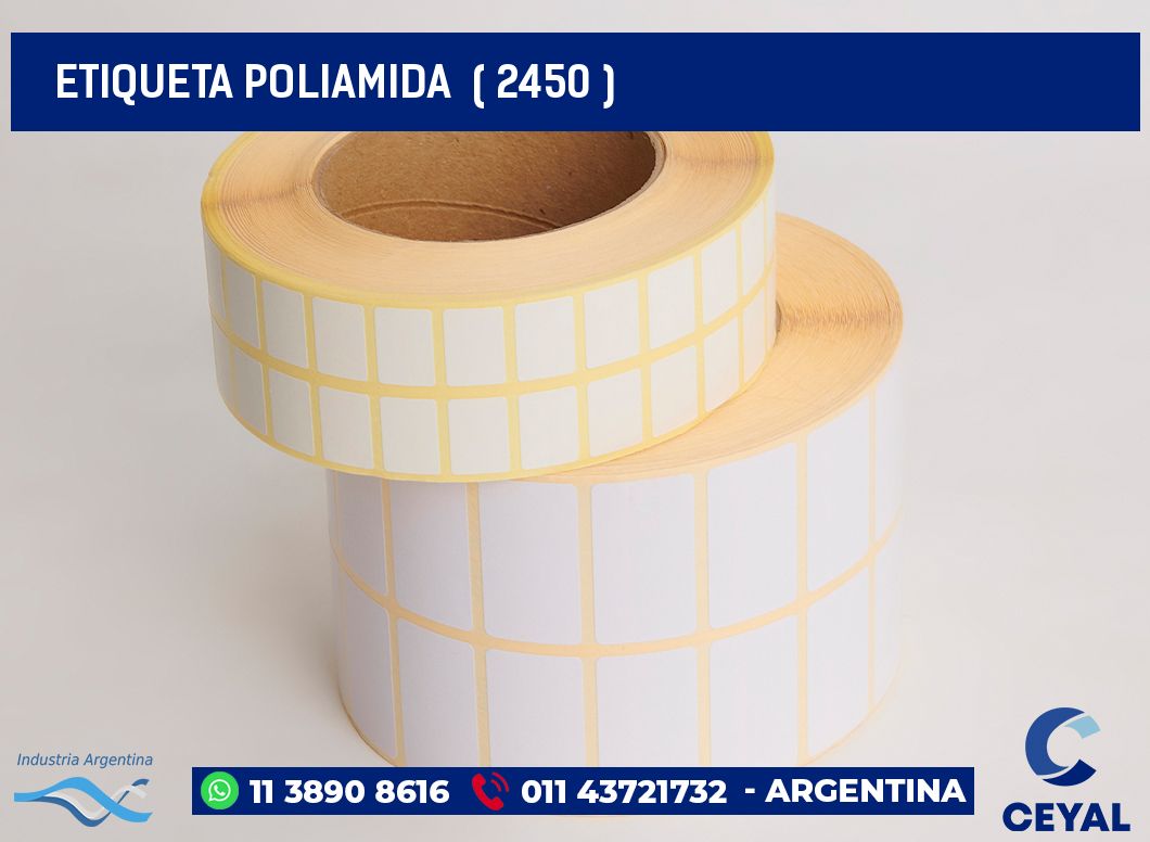 ETIQUETA POLIAMIDA  ( 2450 )