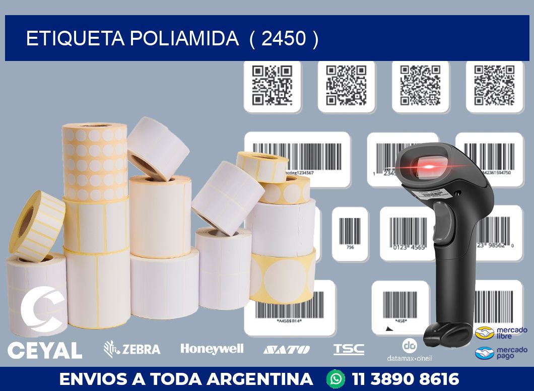 ETIQUETA POLIAMIDA  ( 2450 )